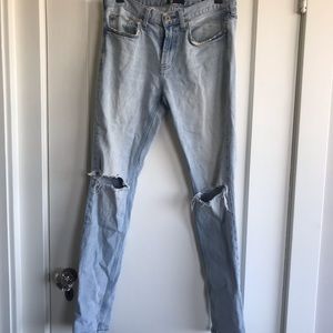 Bullhead Blue Ripped Jeans